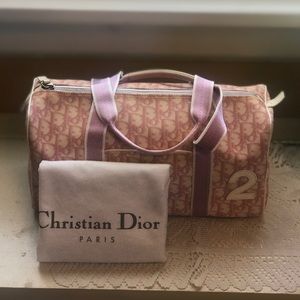 Christian Dior Trotter Pink & White  PVC